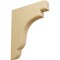 Ekena Millwork 1 3/4"W x 8 1/2"D x 11"H Bedford Wood Bracket, Alder BKTW02X09X11BEAL - alternate 1